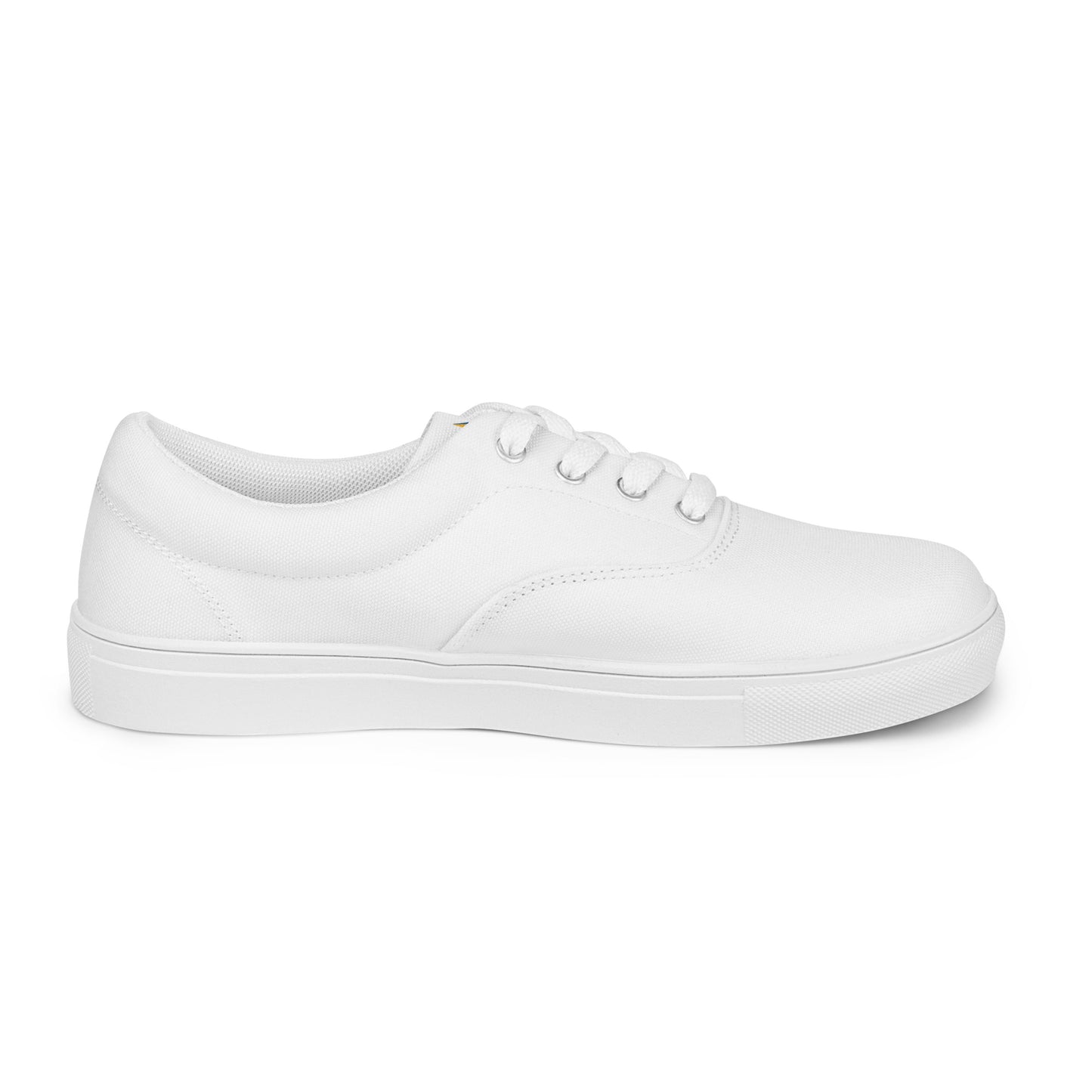 Men’s Lace-up White Canvas Shoes - Phoenix Incogni Center