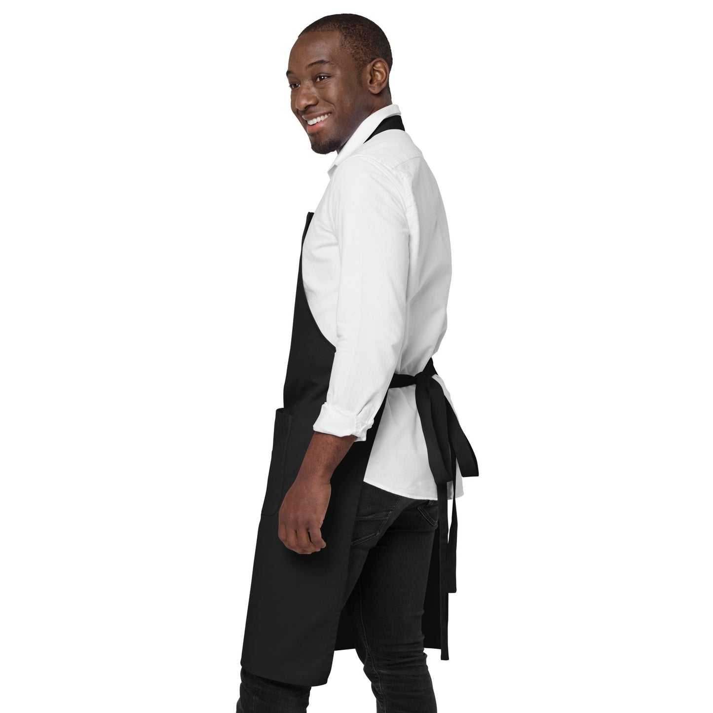 Organic Cotton Apron - Trident & Flag