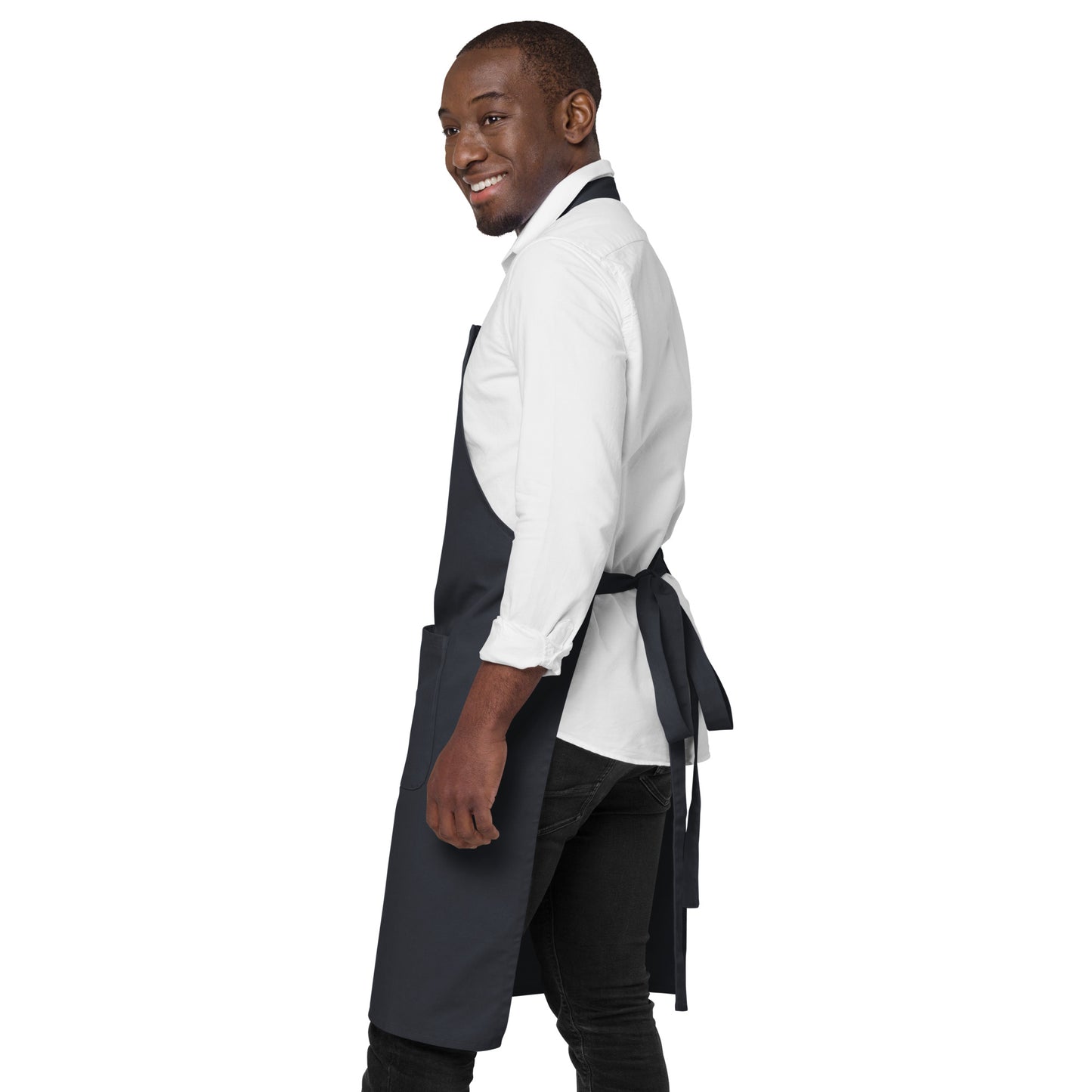 Organic Cotton Apron - Trident & Flag
