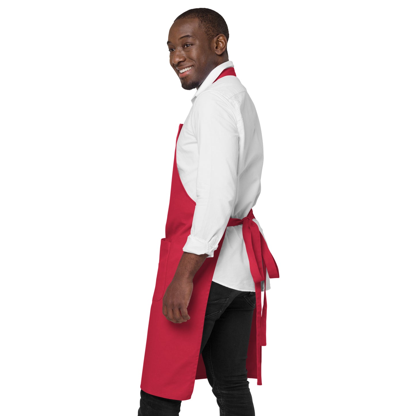 Organic Cotton Apron - Trident & Flag