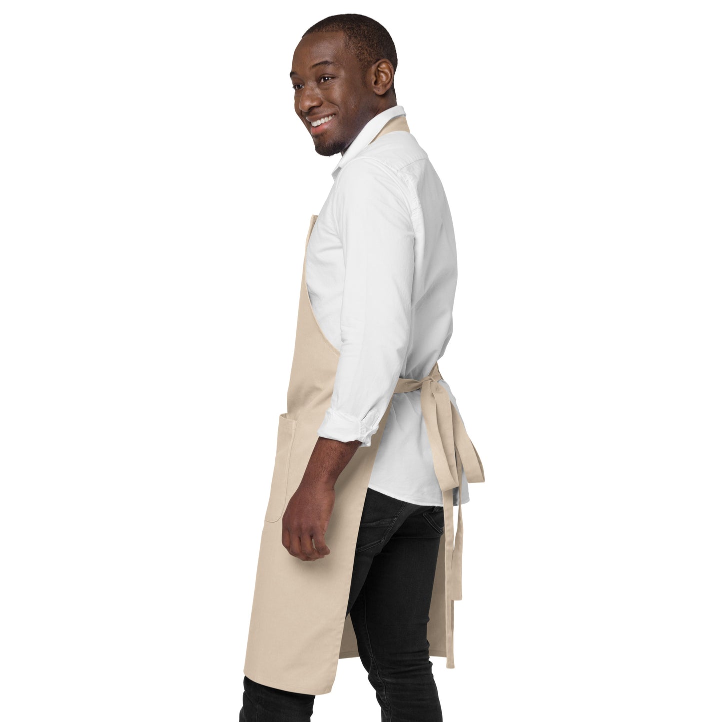 Organic Cotton Apron - Trident & Flag