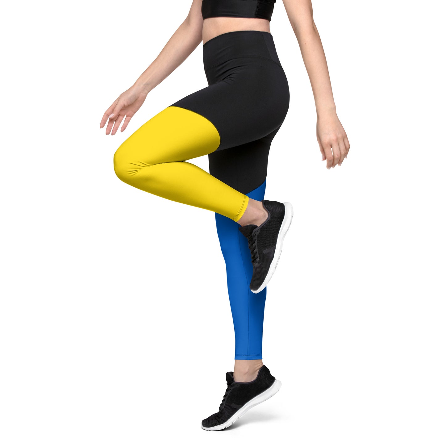 Sports Leggings - Ukrainian Colors