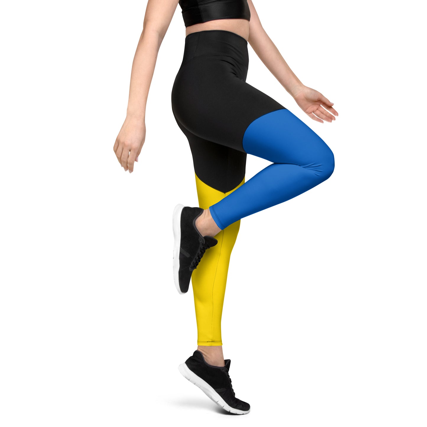 Sports Leggings - Ukrainian Colors