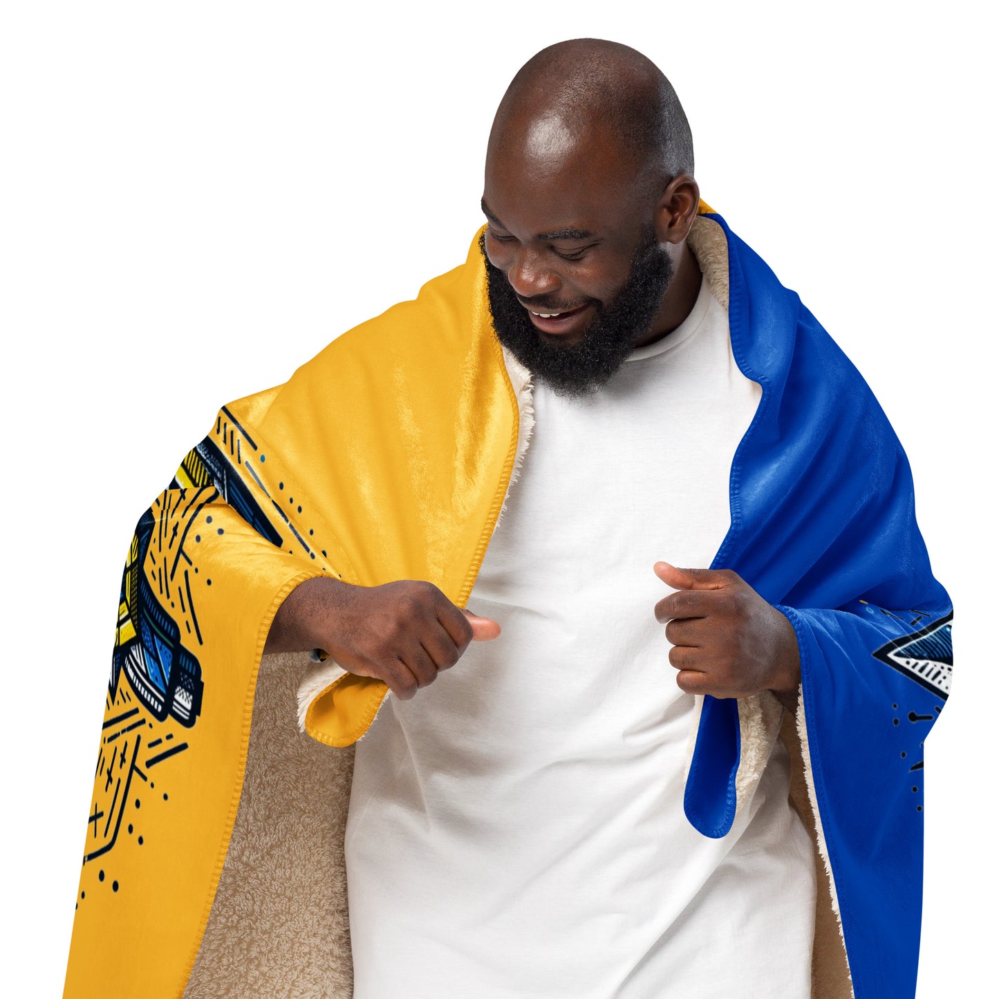 Sherpa Blanket - Alternative Trident & Flag
