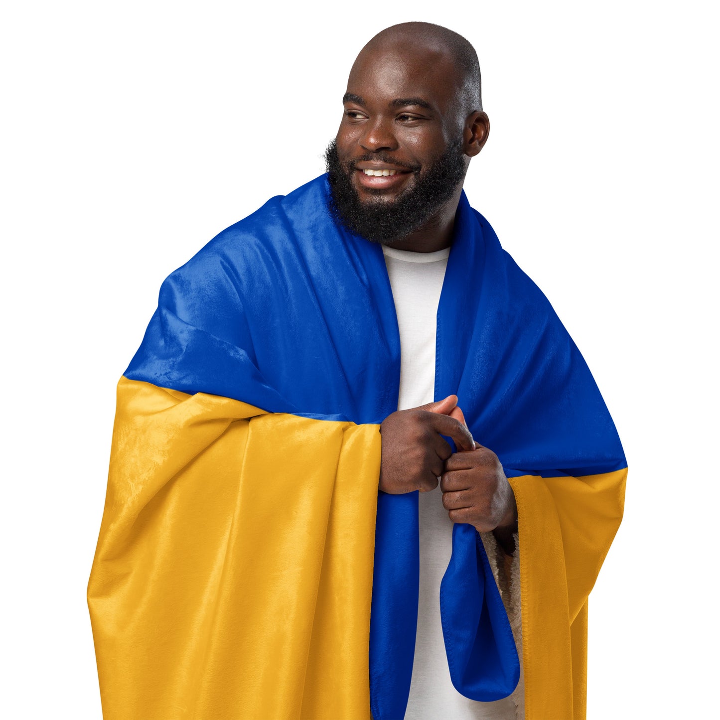 Sherpa Blanket - Ukrainian Colors