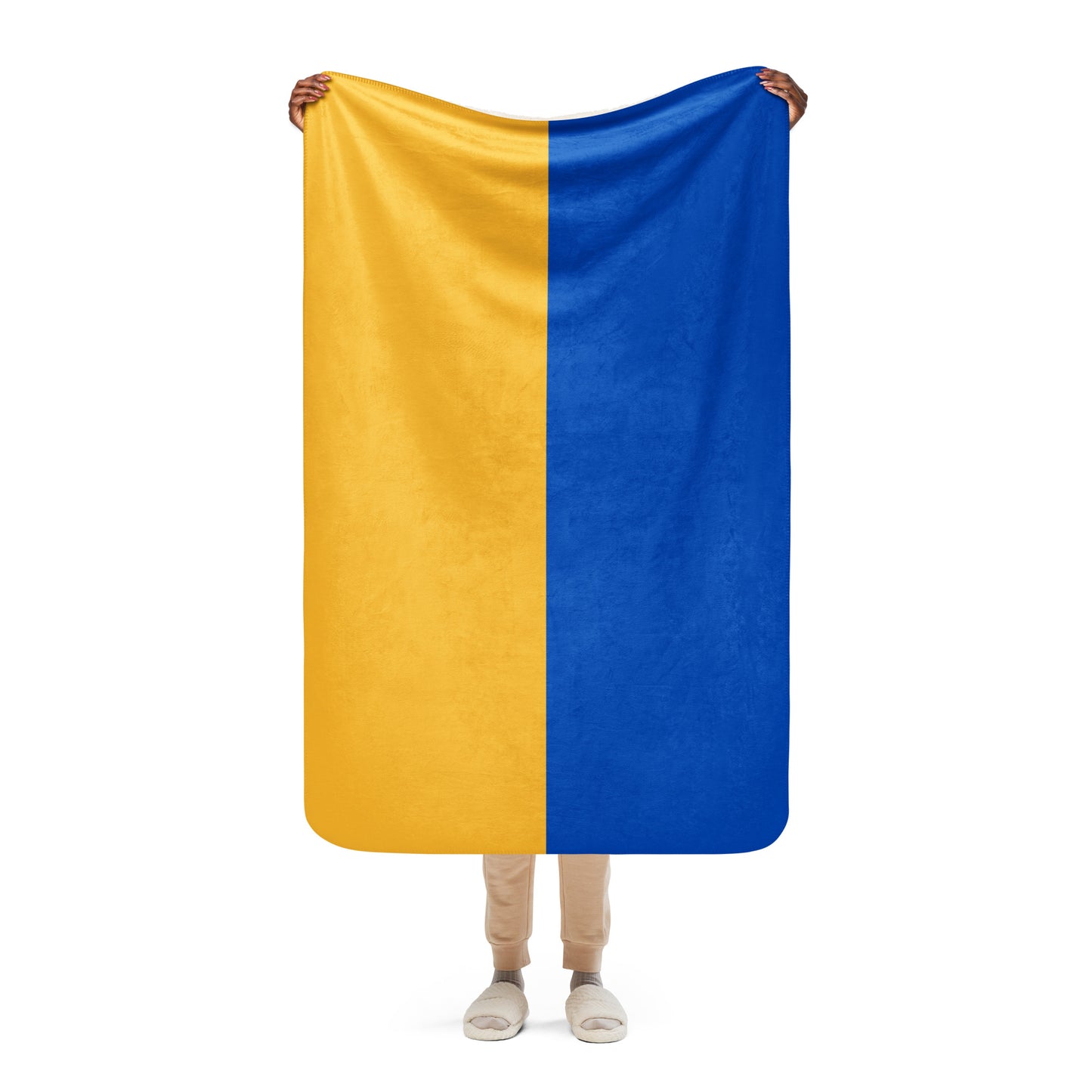 Sherpa Blanket - Ukrainian Colors