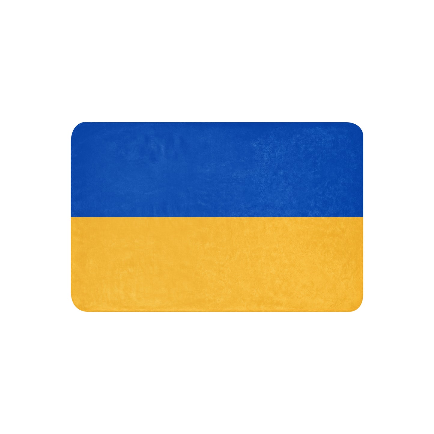 Sherpa Blanket - Ukrainian Colors