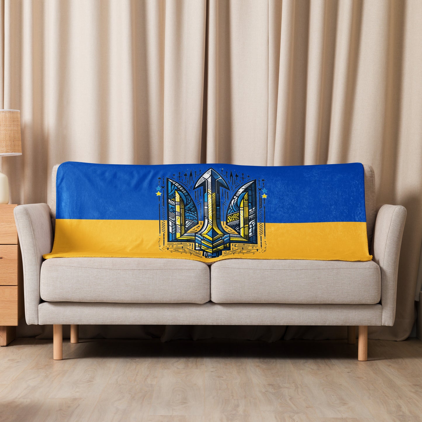 Sherpa Blanket - Alternative Trident & Flag