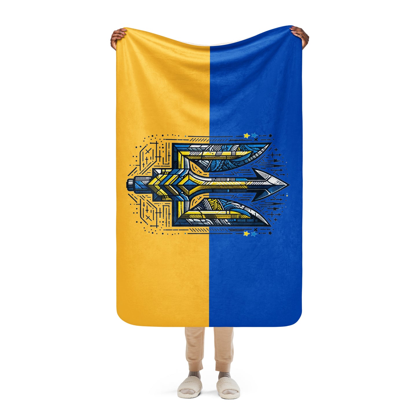 Sherpa Blanket - Alternative Trident & Flag