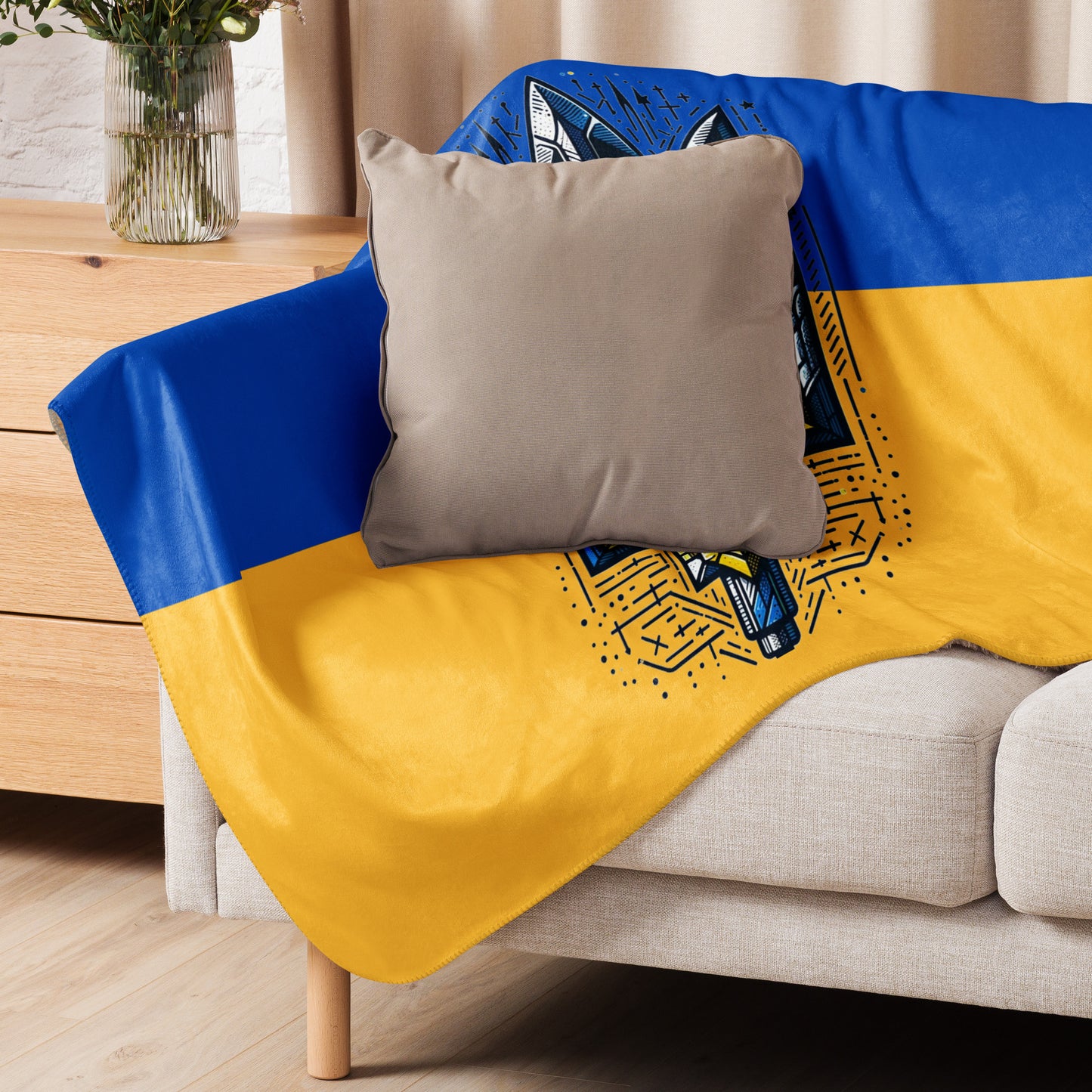 Sherpa Blanket - Alternative Trident & Flag