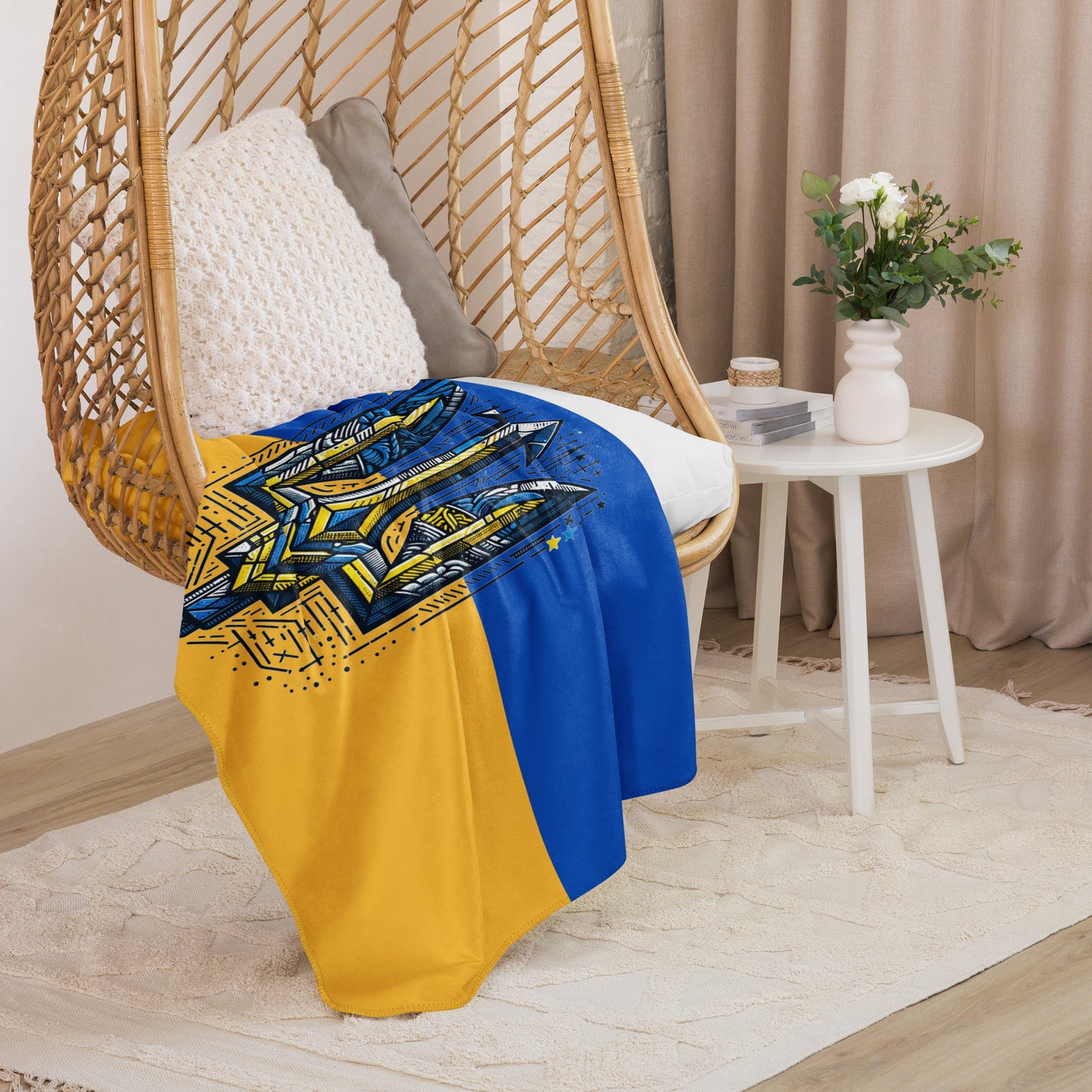 Sherpa Blanket - Alternative Trident & Flag