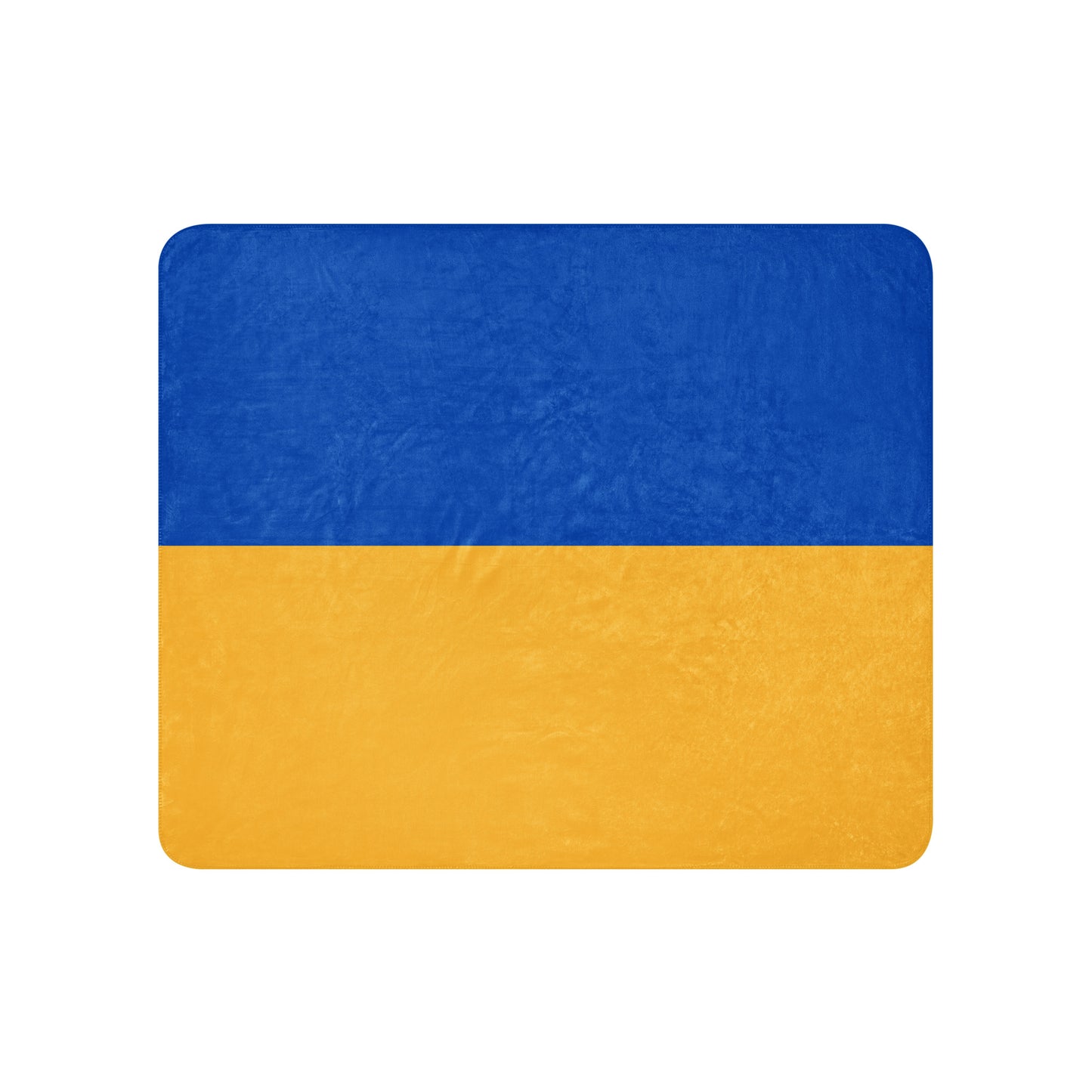 Sherpa Blanket - Ukrainian Colors