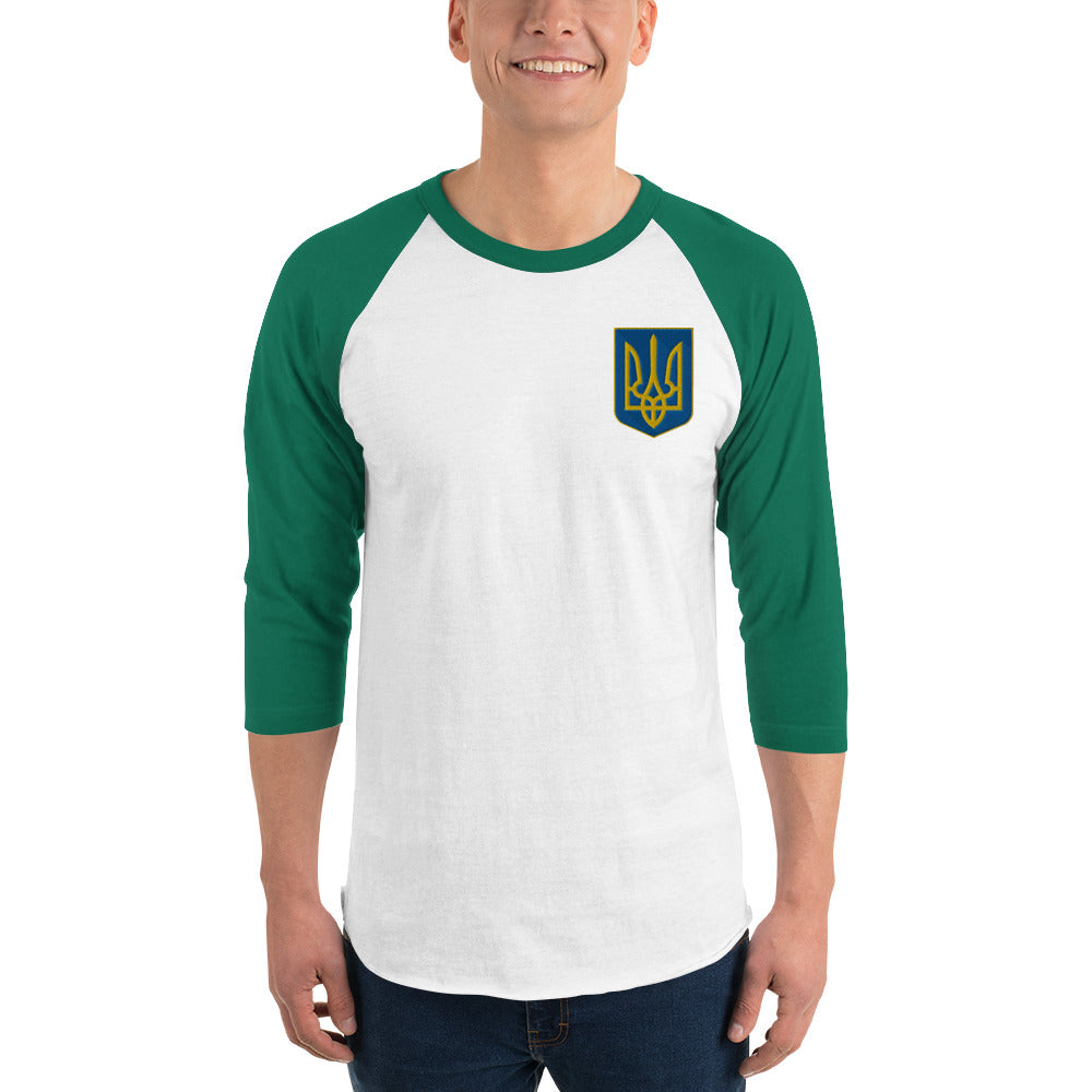Raglan Shirt - Embroidered Trident