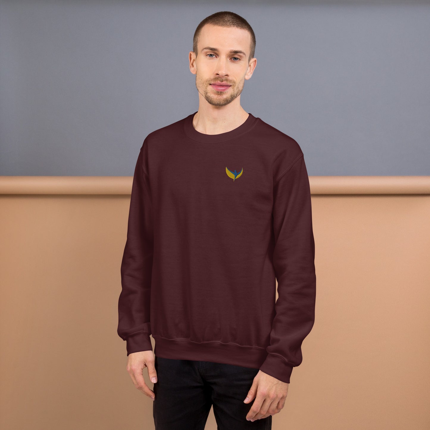 Unisex Sweatshirt - Embroidered Phoenix