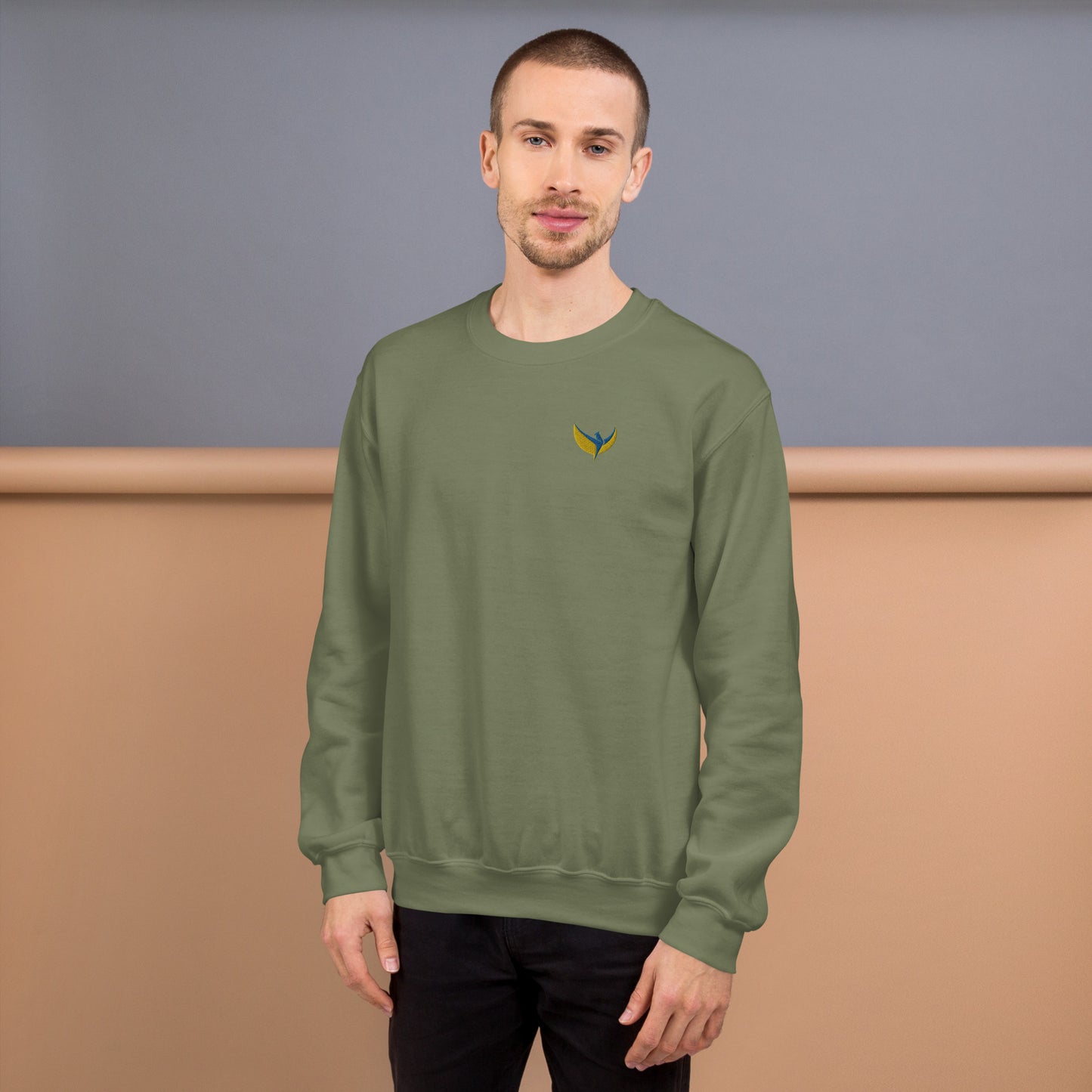 Unisex Sweatshirt - Embroidered Phoenix