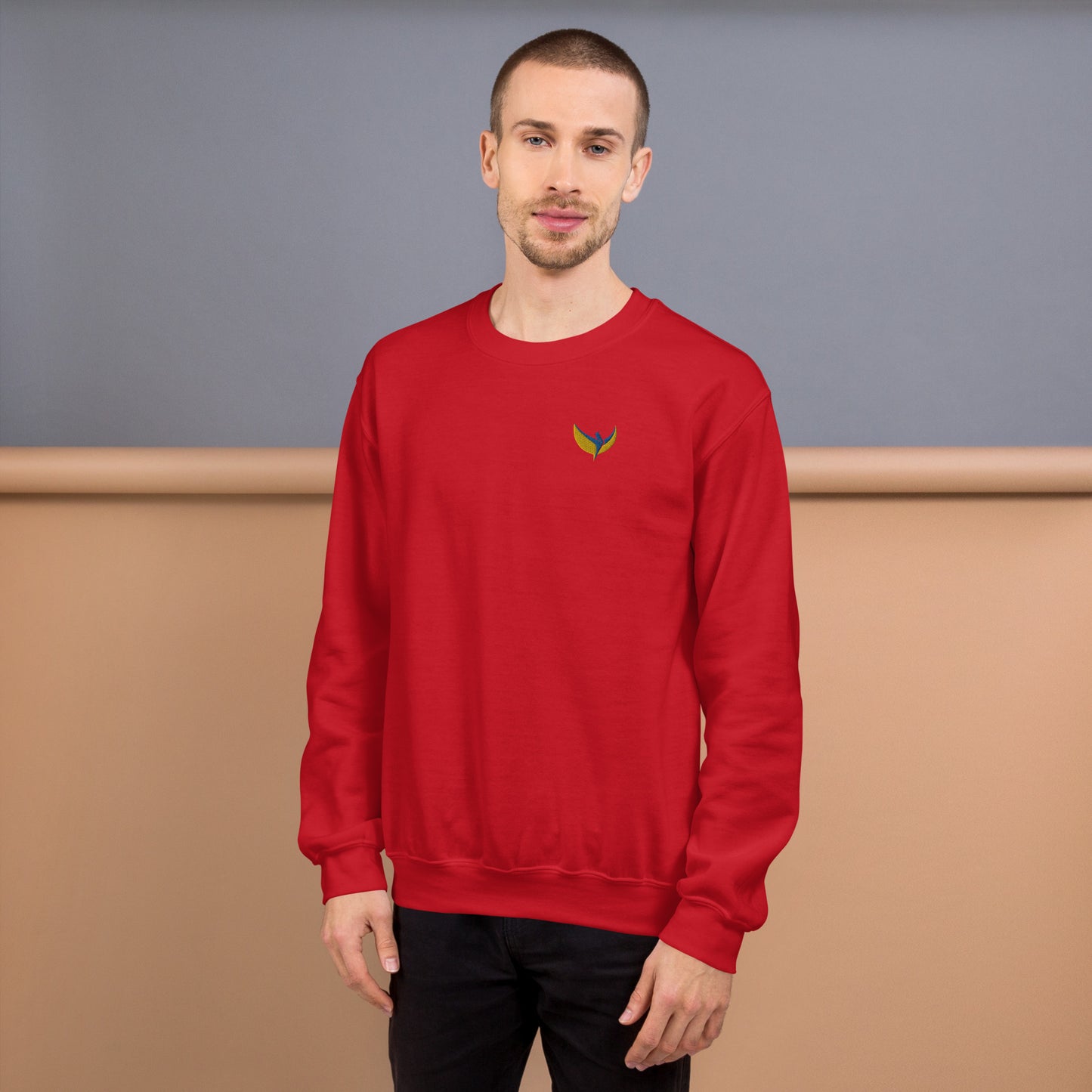Unisex Sweatshirt - Embroidered Phoenix