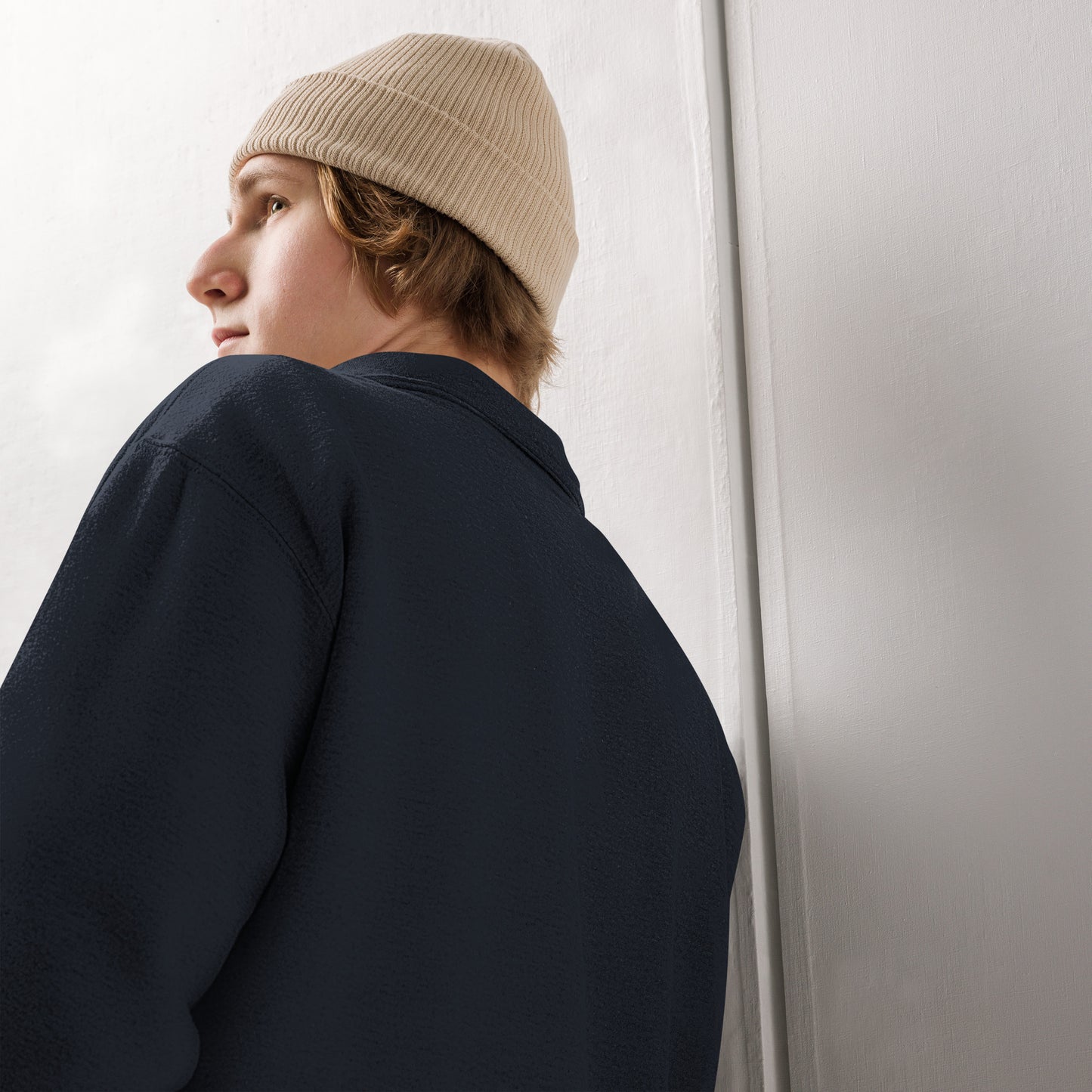 Unisex Fleece Pullover - Embroidered Phoenix