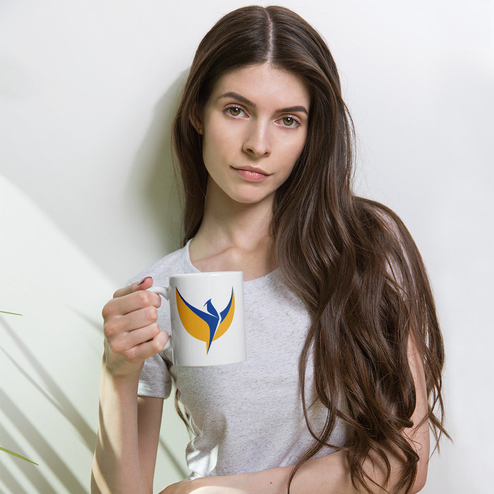 White Glossy Mug - Phoenix