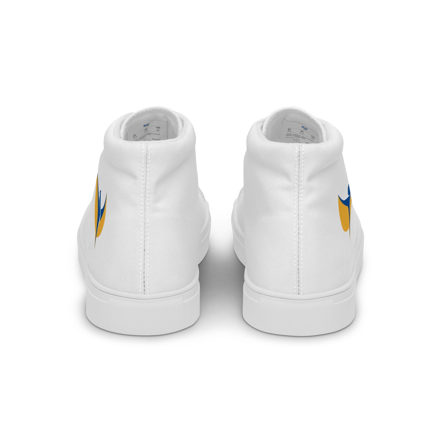Women’s High Top White Canvas Shoes - Phoenix