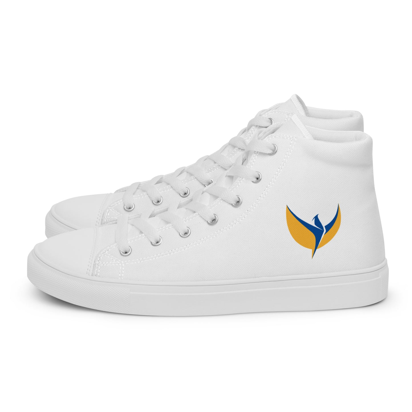 Women’s High Top White Canvas Shoes - Phoenix