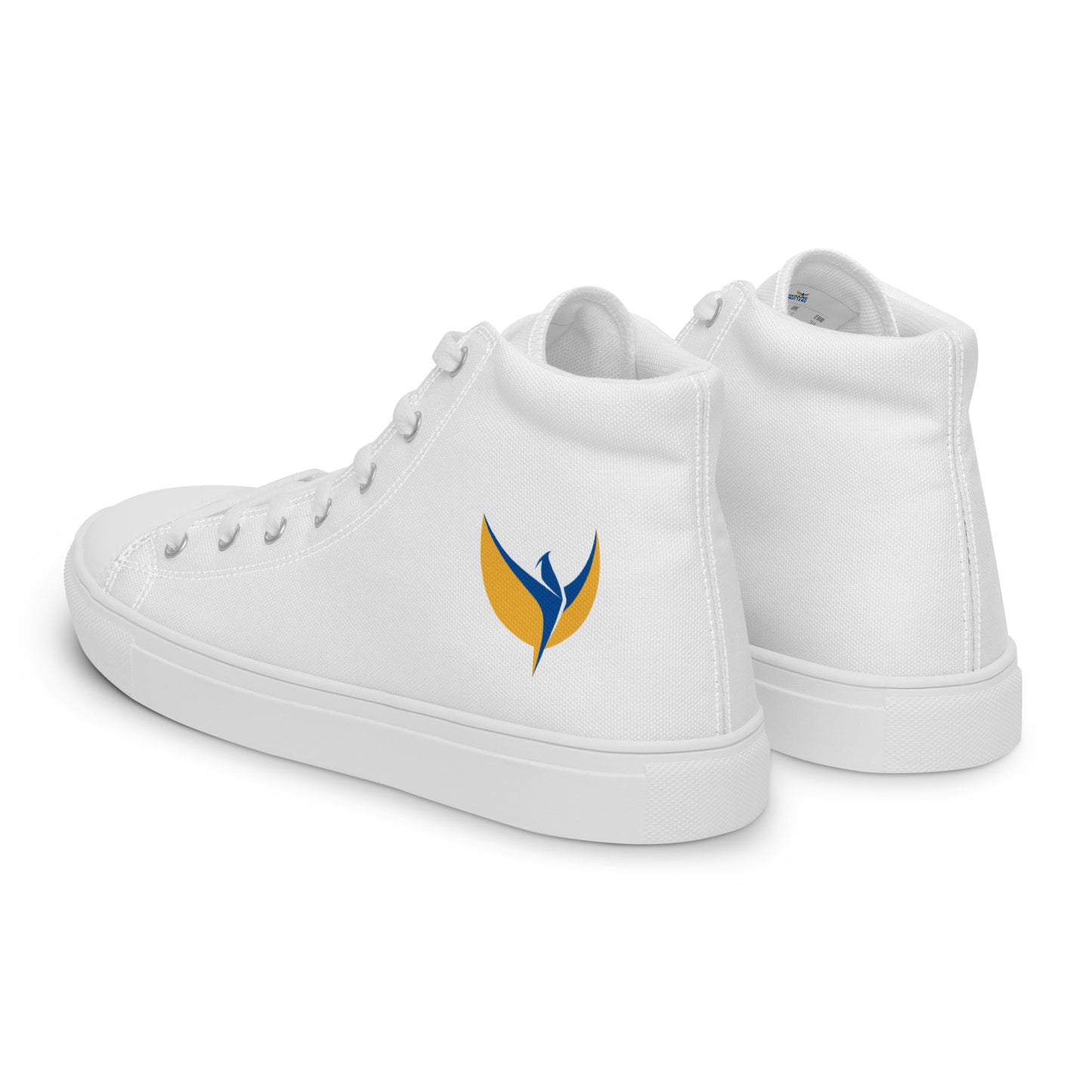 Women’s High Top White Canvas Shoes - Phoenix