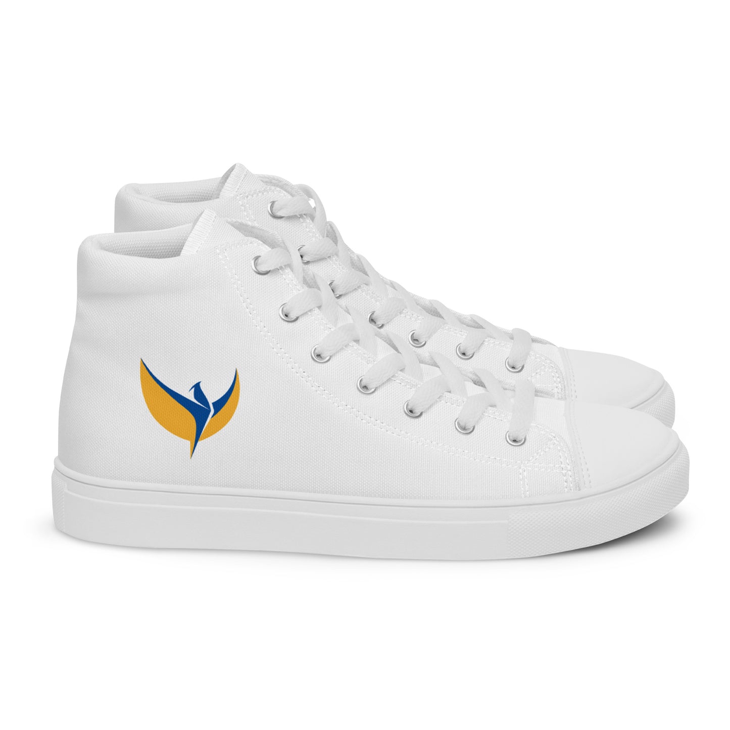 Women’s High Top White Canvas Shoes - Phoenix