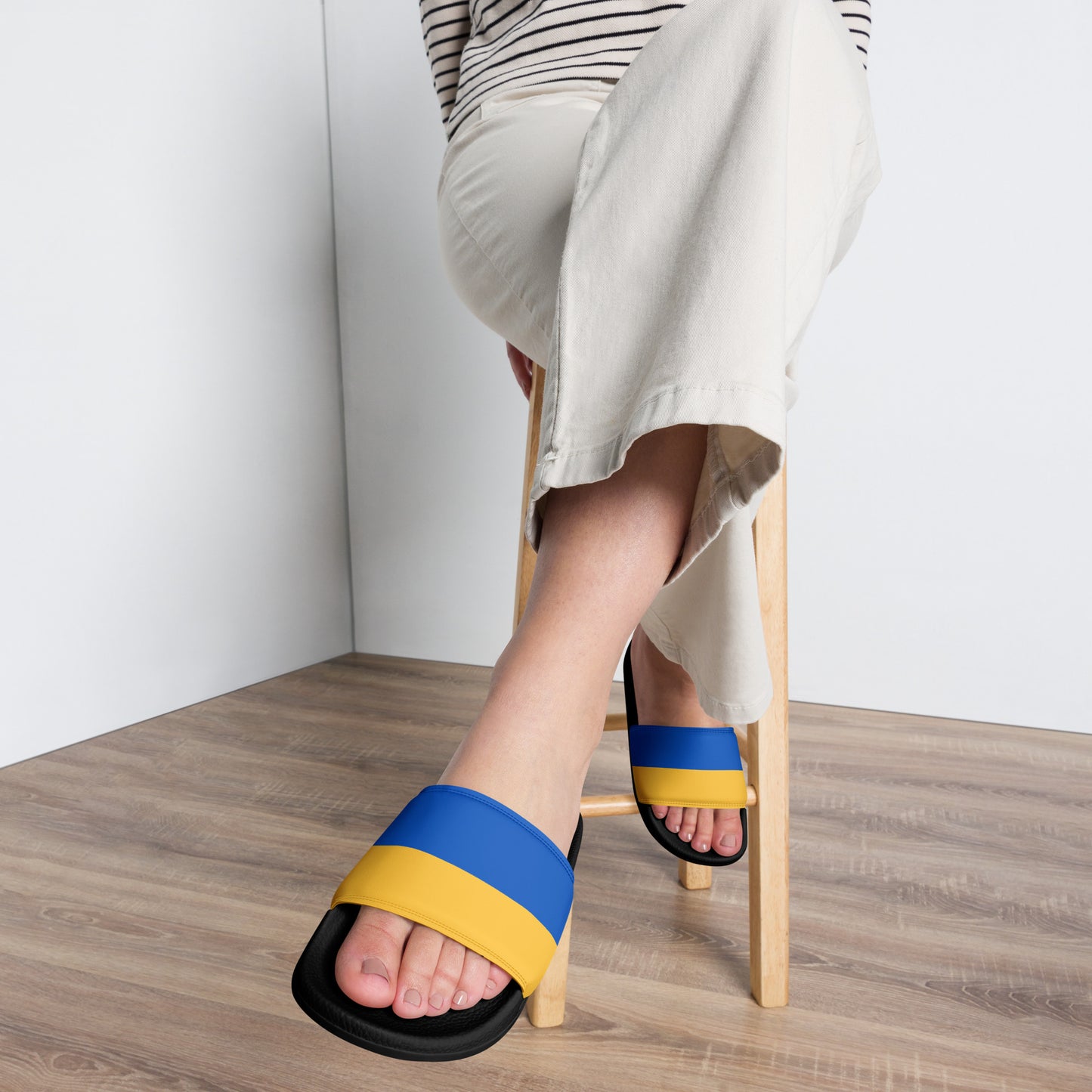 Women's Slides - Ukrainian Flag