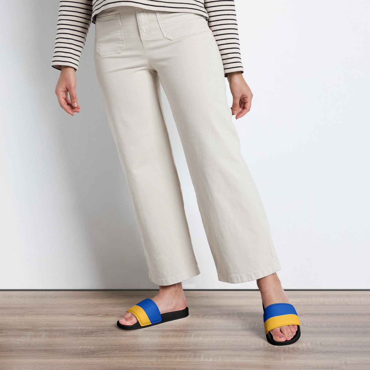 Women's Slides - Ukrainian Flag