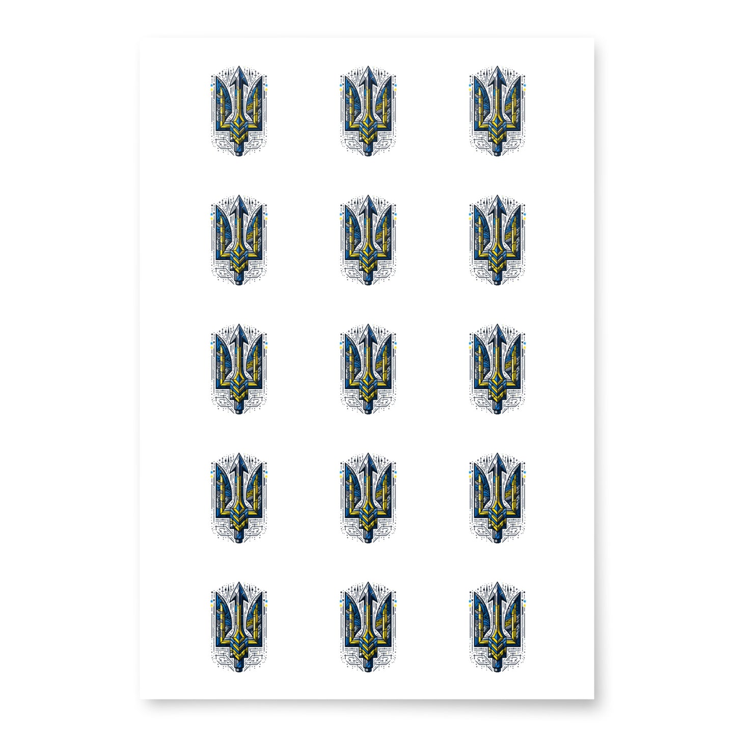 Wrapping Paper Sheets - Alternative Trident