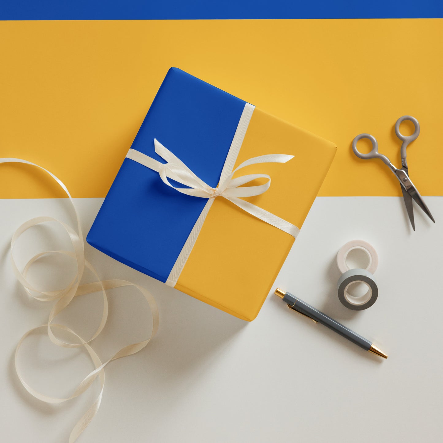 Wrapping Paper Sheets - Ukrainian Colors
