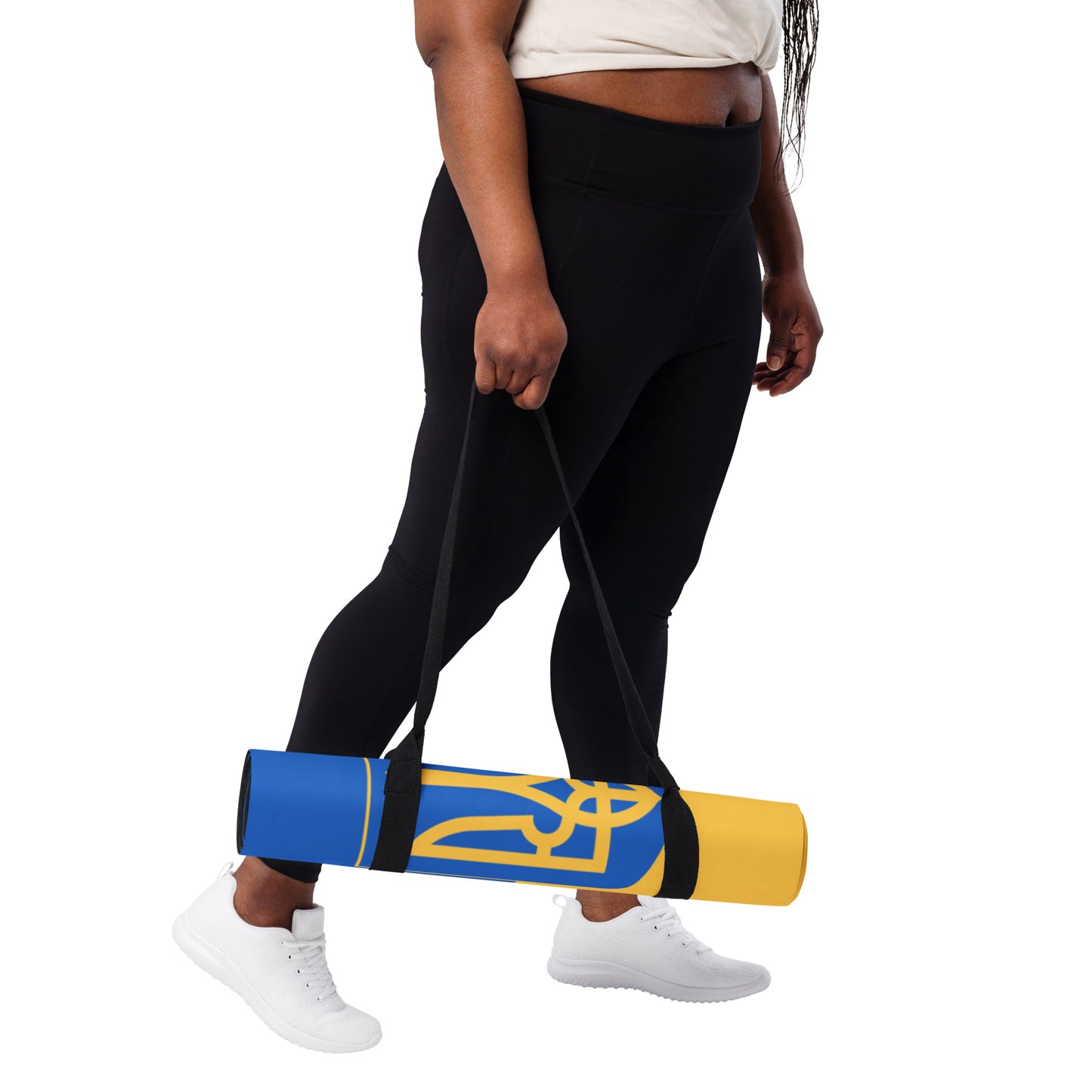 Yoga Mat - Triple Trident & Flag