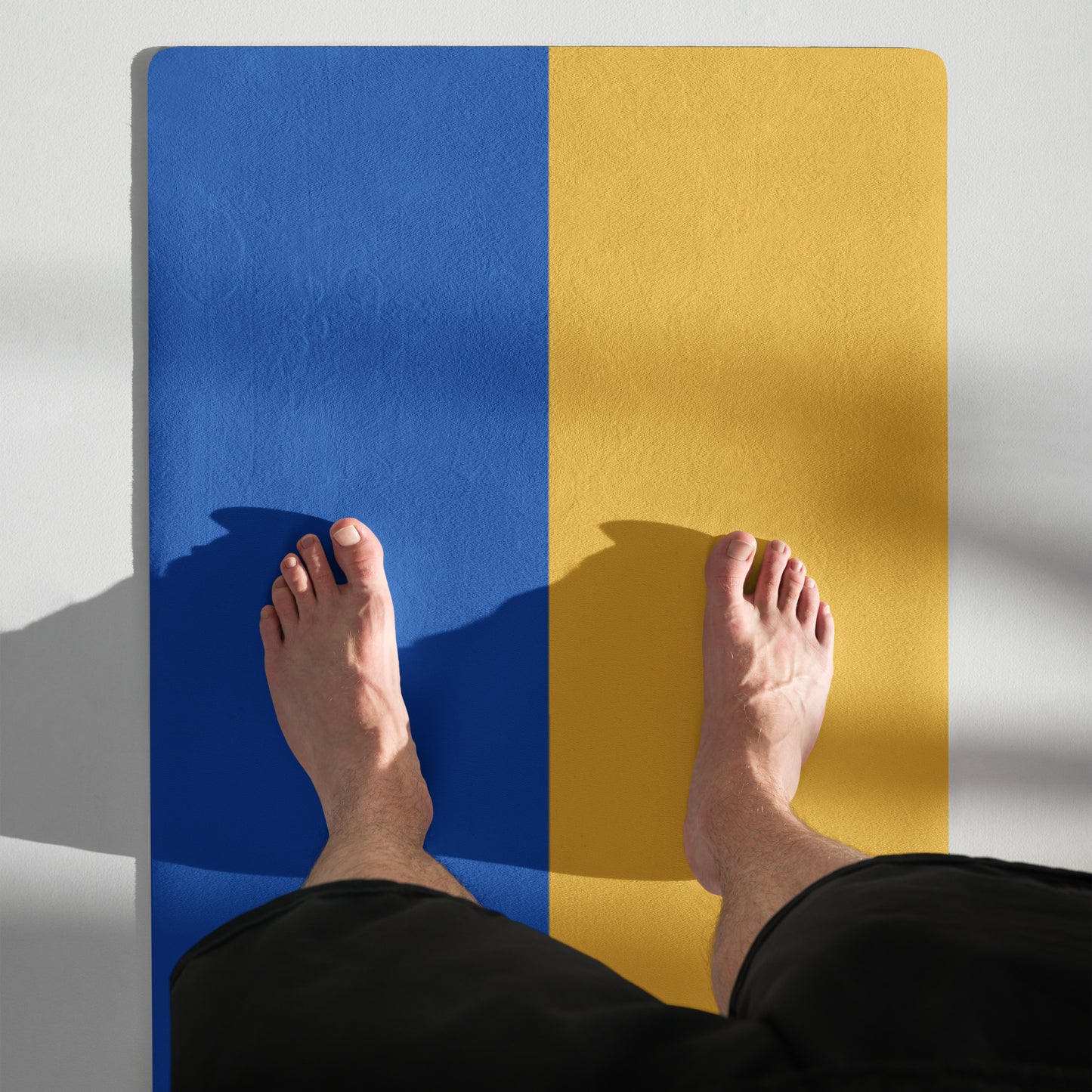 Yoga Mat - Single Trident & Flag