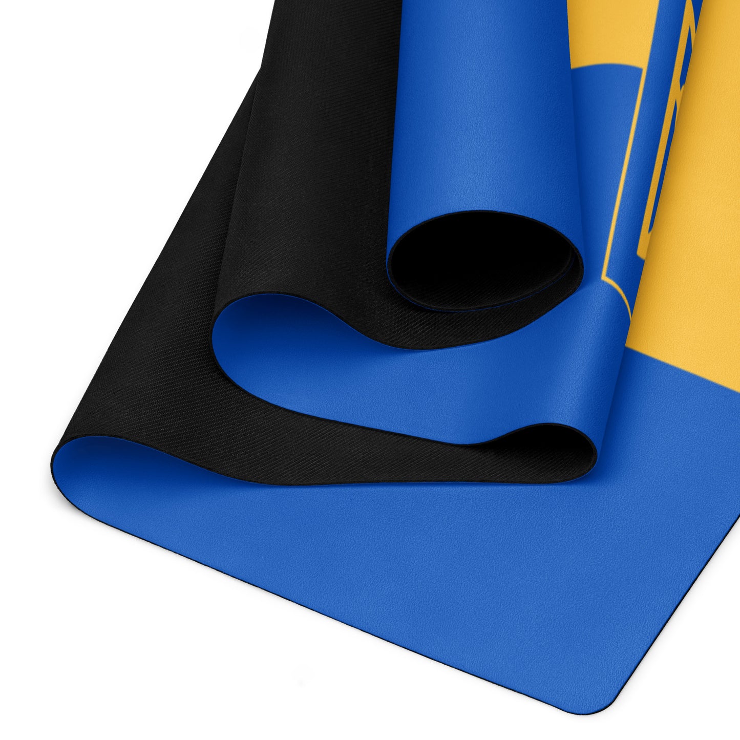 Yoga Mat - Single Trident & Flag