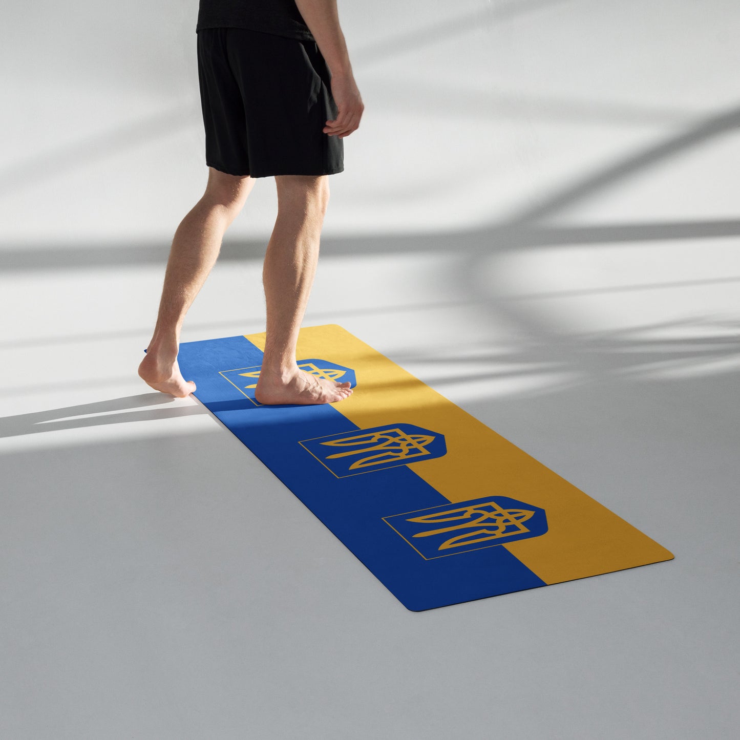 Yoga Mat - Triple Trident & Flag