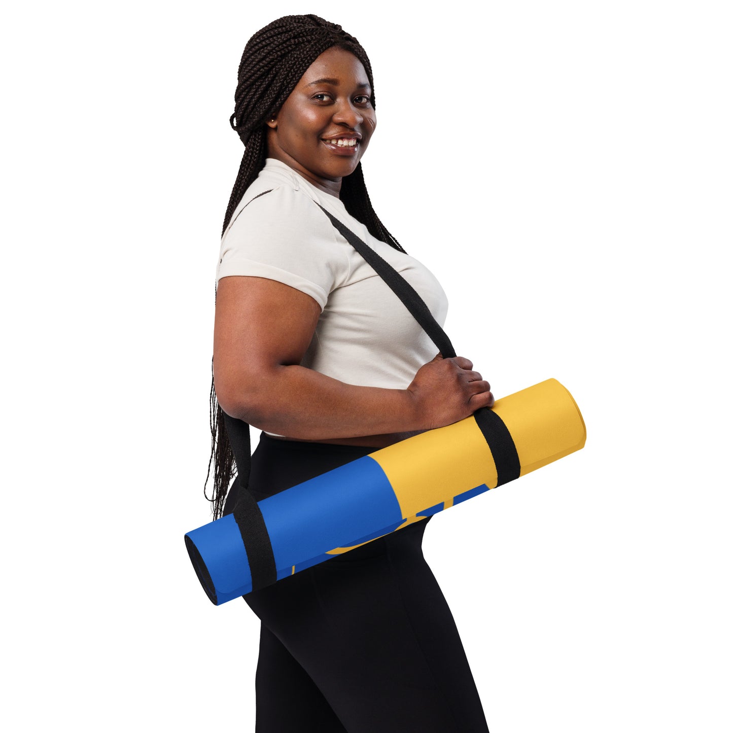 Yoga Mat - Triple Trident & Flag