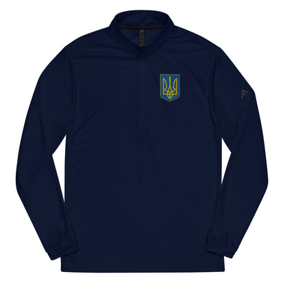 Quarter Zip Pullover - Embroidered Trident