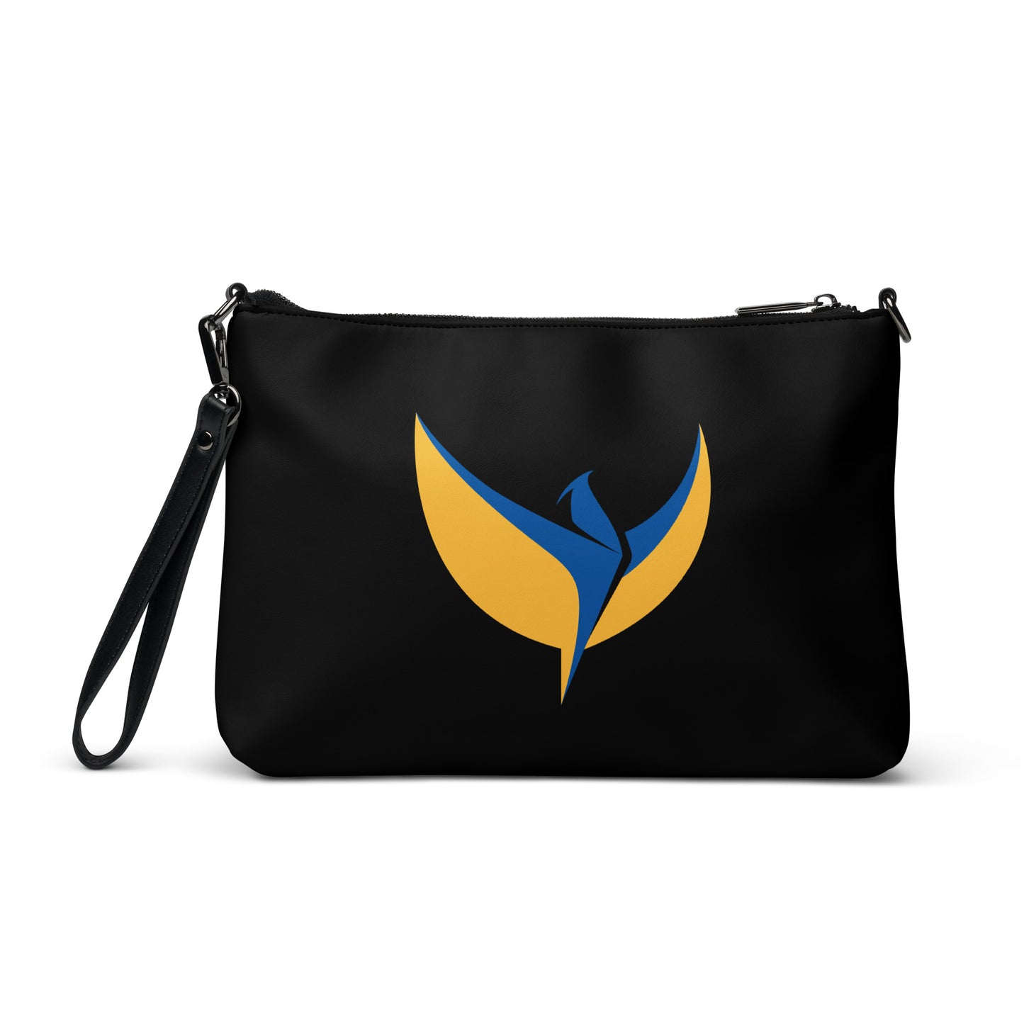 Crossbody Black Bag - Ukraine Matters Logo