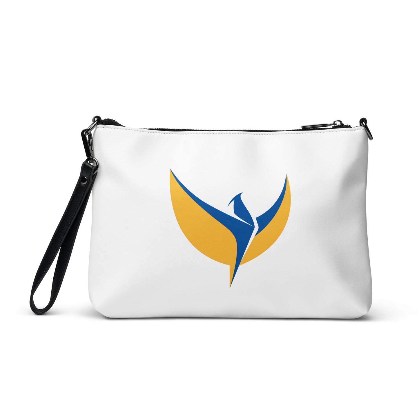 Crossbody White Bag - Ukraine Matters Logo