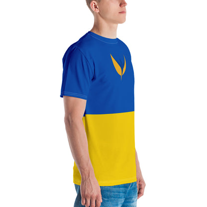 Men's T-shirt - Ukrainian Colors & Phoenix