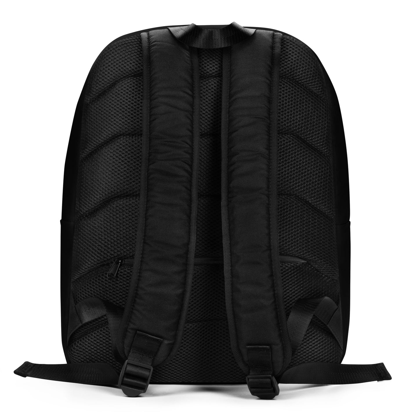 Streamlined Black Backpack  - Ukraine Matters Logo