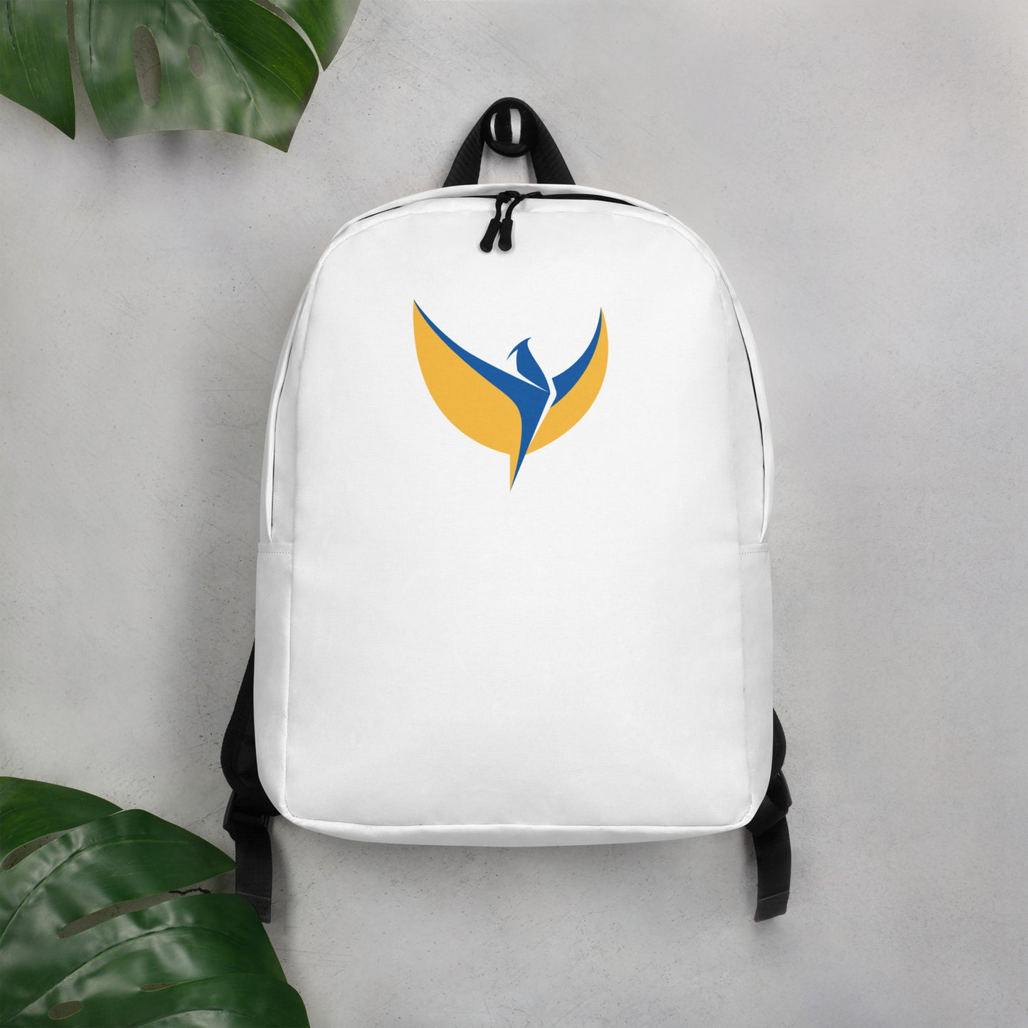 Streamlined White Backpack - Phoenix