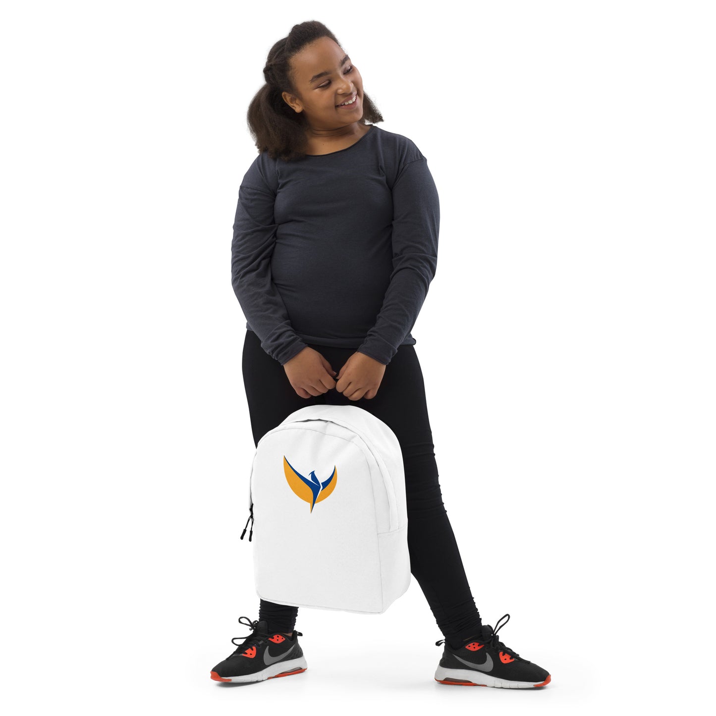 Streamlined White Backpack - Phoenix