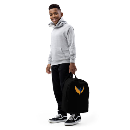 Streamlined Black Backpack - Phoenix