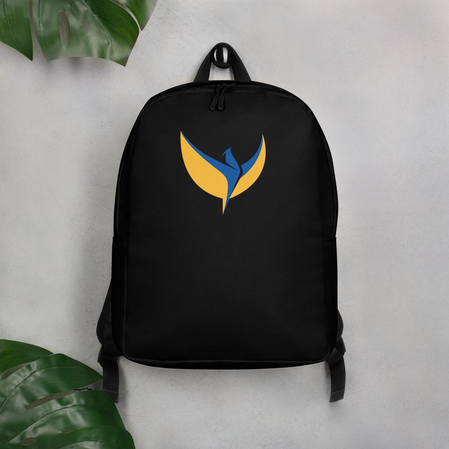 Streamlined Black Backpack - Phoenix