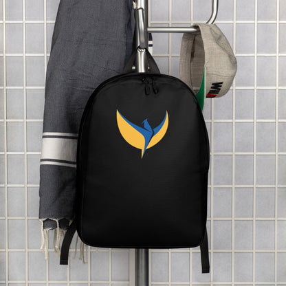 Streamlined Black Backpack - Phoenix