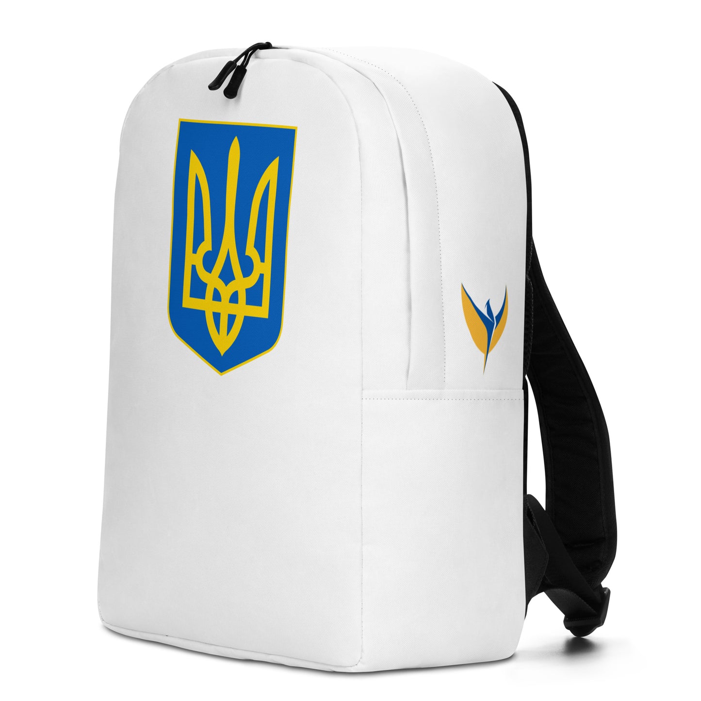 Streamlined White Backpack  - Trident