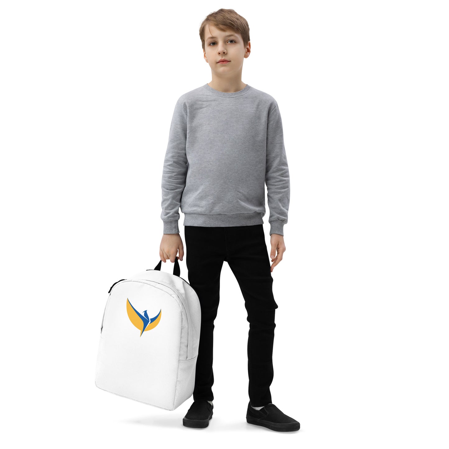 Streamlined White Backpack - Phoenix