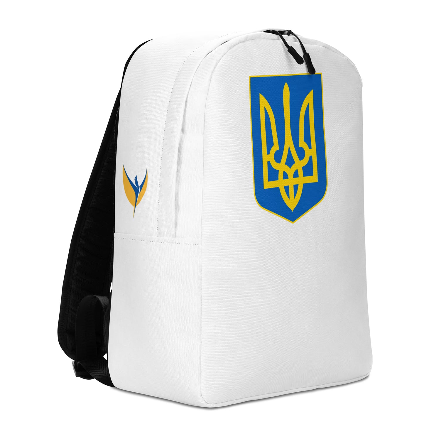 Streamlined White Backpack  - Trident