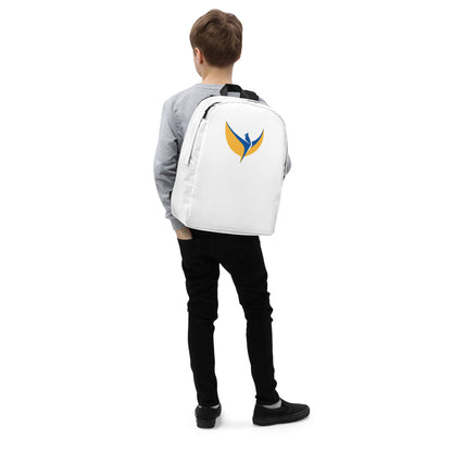 Streamlined White Backpack - Phoenix