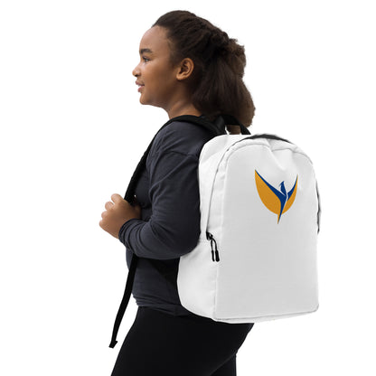 Streamlined White Backpack - Phoenix